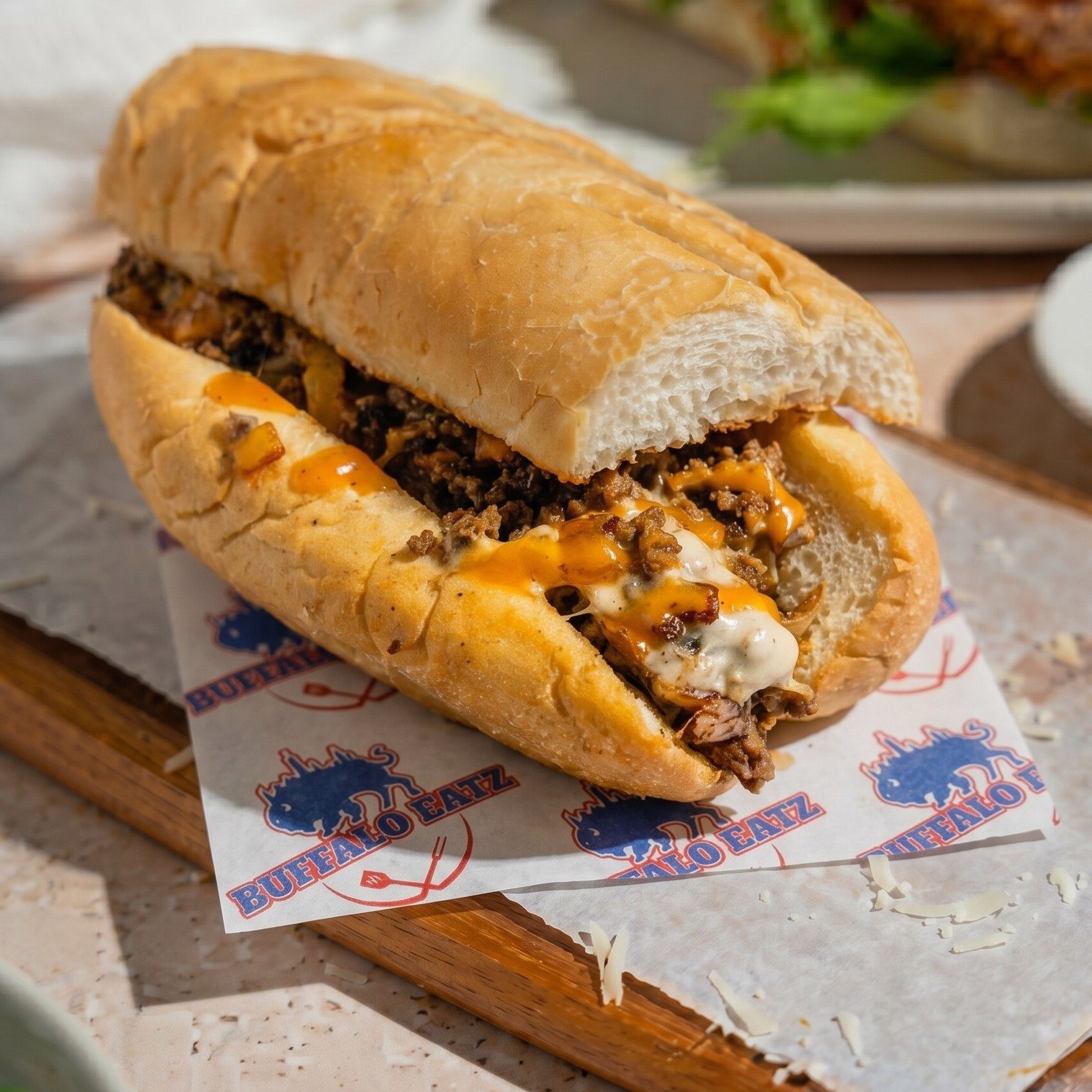 Chop Cheese Sandwich.