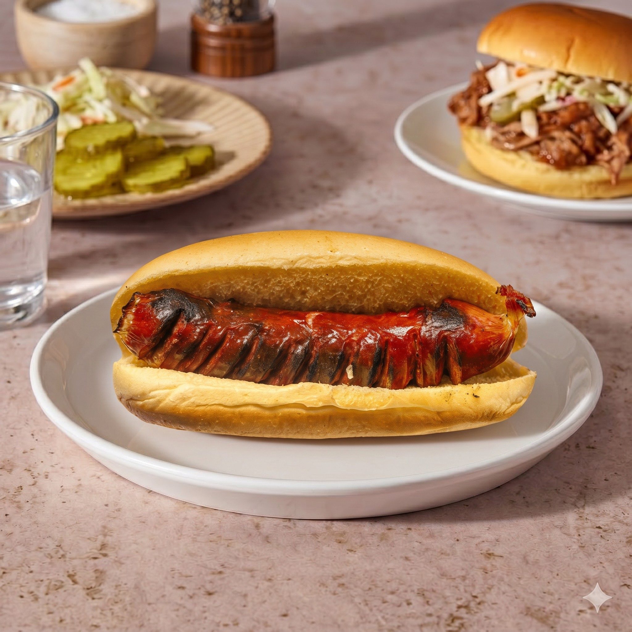 Camellia's Beef Sausage.