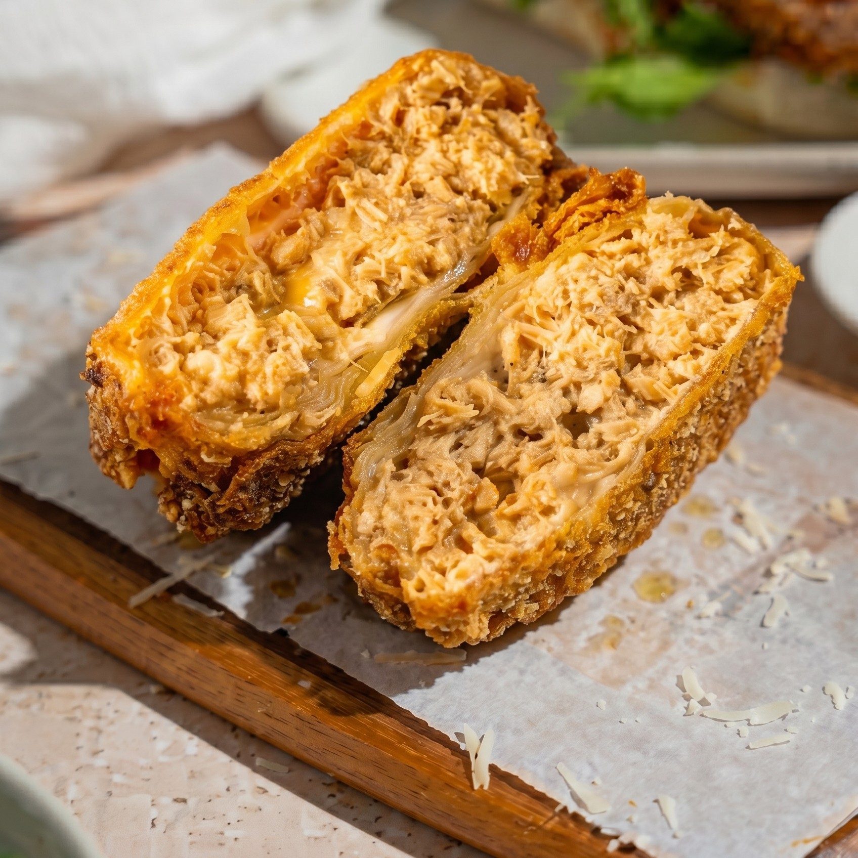 Salmon Egg Roll.