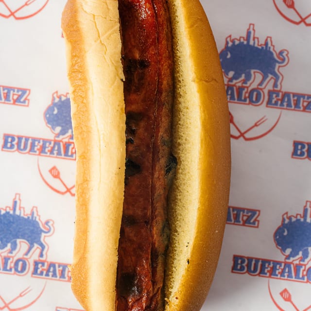 Sahlen Hot Dog.