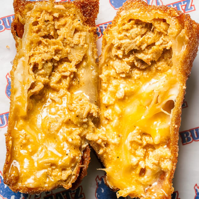 BUFFALO CHICKEN EGG ROLL.