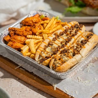 Subs, Wings, and Fries Party Pack