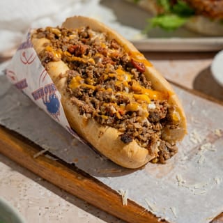 Philly Steak & Sausage Sandwich